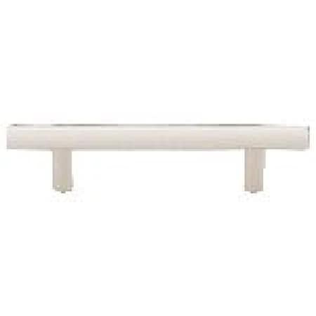 Patioplus 4 in. Center to Center Brass Bar Cabinet Pull, Satin Nickel PA3236123